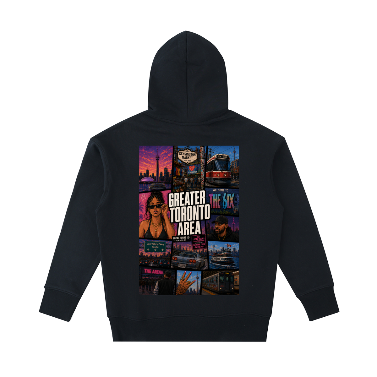 GTA Greater Toronto Area Heavyweight Hoodie