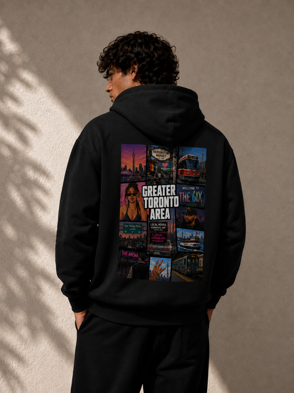 GTA Greater Toronto Area Heavyweight Hoodie